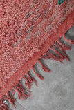Handmade Moroccan rug 3.1 FT X 9.6 FT