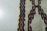 Traditional Moroccan Berber Rug 2.9 X 6.8 Feet - Vintage Tribal Pattern