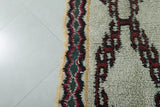 Traditional Moroccan Berber Rug 2.9 X 6.8 Feet - Vintage Tribal Pattern