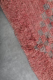 Handmade Moroccan rug 3.1 FT X 9.6 FT