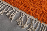 Custom Orange Moroccan Rug