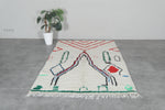 Hand-knotted Moroccan rug 4.8 FT × 7.4 FT