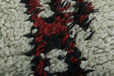 Traditional Moroccan Berber Rug 2.9 X 6.8 Feet - Vintage Tribal Pattern