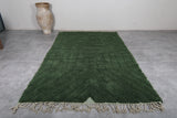 Green Wool Custom Moroccan Rug