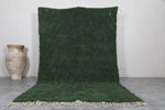 Green Wool Custom Moroccan Rug