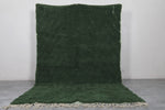 Green Wool Custom Moroccan Rug