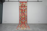 Handmade Moroccan rug 2.9 FT X 13.6 FT