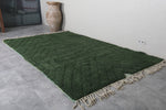 Green Wool Custom Moroccan Rug