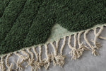 Green Wool Custom Moroccan Rug