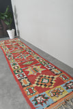 Handmade Moroccan rug 2.9 FT X 13.6 FT