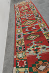 Handmade Moroccan rug 2.9 FT X 13.6 FT