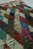 Fabulous Moroccan Boucherouite Berber Rug – 3 FT X 4.5 FT