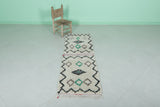 Handmade Moroccan Hallway Rug – 1.9 FT x 5.9 FT | Elegant Boho Runner