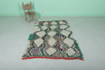 Handwoven Moroccan Berber Rug 3.8 X 6.1 Feet - Vibrant Tribal Design