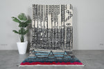 Colorful Moroccan rug 4.8 FT X 8.8 FT