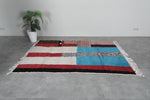 Handmade Moroccan rug 4.6 FT × 7.1 FT