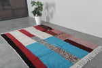 Handmade Moroccan rug 4.6 FT × 7.1 FT