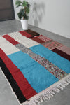 Handmade Moroccan rug 4.6 FT × 7.1 FT