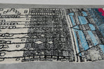 Colorful Moroccan rug 4.8 FT X 8.8 FT