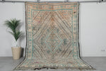 Vintage Moroccan Rug 6.3 FT X 9.7 FT Berber Rug