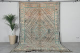 Vintage Moroccan Rug 6.3 FT X 9.7 FT Berber Rug