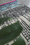 Colorful Moroccan rug 4.8 FT X 8.8 FT