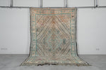 Vintage Moroccan Rug 6.3 FT X 9.7 FT Berber Rug