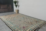 Vintage Moroccan Rug 6.3 FT X 9.7 FT Berber Rug
