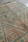 Vintage Moroccan Rug 6.3 FT X 9.7 FT Berber Rug