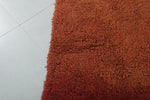 Handmade Moroccan Rug - 6.1 x 10.3 ft Orange and Red Wool Rug