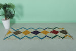 Runner Handmade Moroccan Colorful Rug - 2.1 FT X 6.2 FT