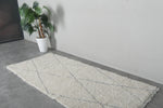 Handmade wool rug 3.1 FT X 7 FT