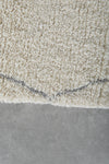 Handmade wool rug 3.1 FT X 7 FT