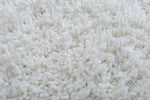 Handwoven Custom Moroccan Wool Rug - All-White Elegance