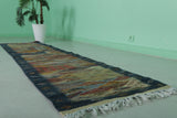 Moroccan Runner Colorful Handwoven Kilim | 2 x 8.3 ft