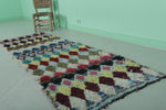 Vintage Boucherouite Runner Rug – 2.3 FT x 6.7 FT | Handmade Moroccan Design