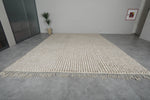 Handwoven Moroccan Wool Rug - Custom Size with Traditional Design