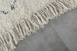 Moroccan Wool Rug 4.8 FT × 7.9 FT | Diamond Design with Black Detailing