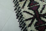 Moroccan Berber Rug 1.9 X 6.2 Feet - Bold Tribal Handmade Boucherouite