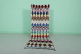 Vintage Boucherouite Runner Rug – 2.3 FT x 6.7 FT | Handmade Moroccan Design