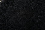 Black Moroccan rug  1.9 FT X 2.1 FT