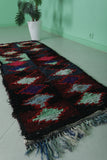 Entryway Handmade Berber Moroccan Rug – 2.4 FT X 7 FT | Unique Artisan Design