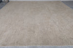 Handmade Moroccan Wool Rug - Custom Neutral Design