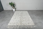 Handmade wool rug 4.9 FT X 6.6 FT