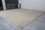 Handmade Moroccan Wool Rug - Custom Neutral Design