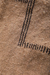 Moroccan Flatweave Wool Rug - 7.3 x 9.3 feet Minimal Tribal Kilim Carpet