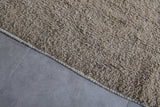 Handmade Moroccan Wool Rug - Custom Neutral Design