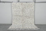 Handmade wool rug 4.9 FT X 6.6 FT