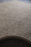 Handmade Moroccan Wool Rug - Custom Neutral Design