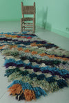 Amazing Colorful Berber Moroccan Rug – 2.2 x 5.8 ft | Vibrant Handcrafted Decor